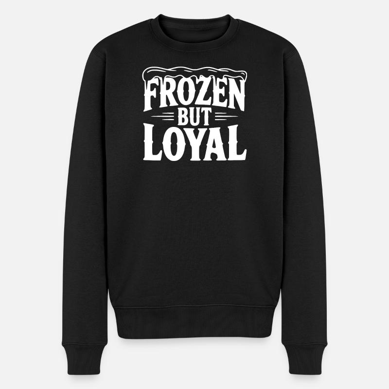 Gelés mais Loyals - Pull Premium bio Homme - noir