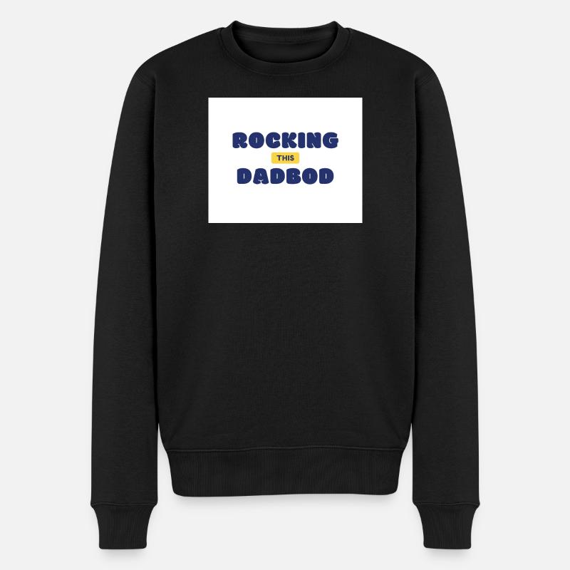 Porter ce corps de papa - Pull Premium bio Homme - noir