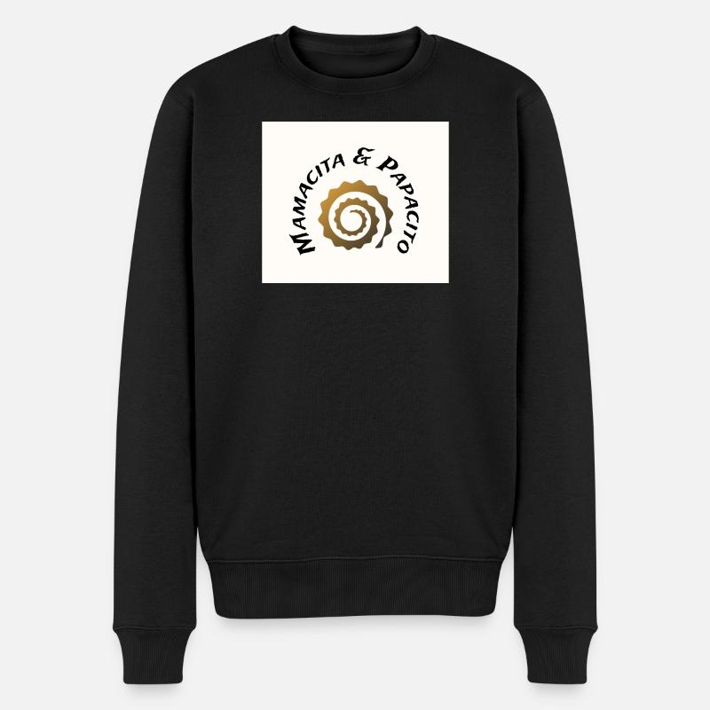 M&P-Logo - Männer Premium Bio Pullover - Schwarz