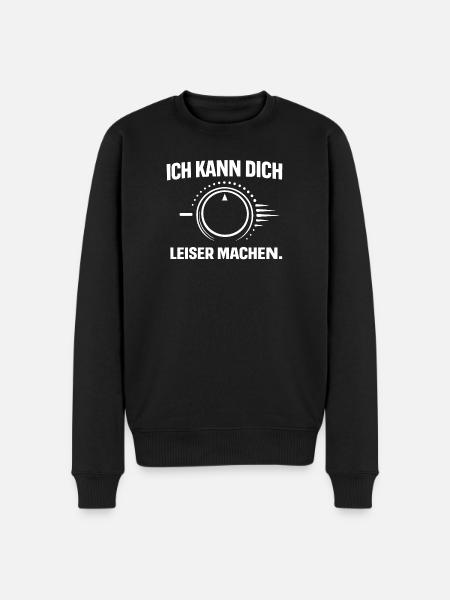 Hörgerät – Ich kann dich leiser machen - Männer Premium Bio Pullover - Schwarz