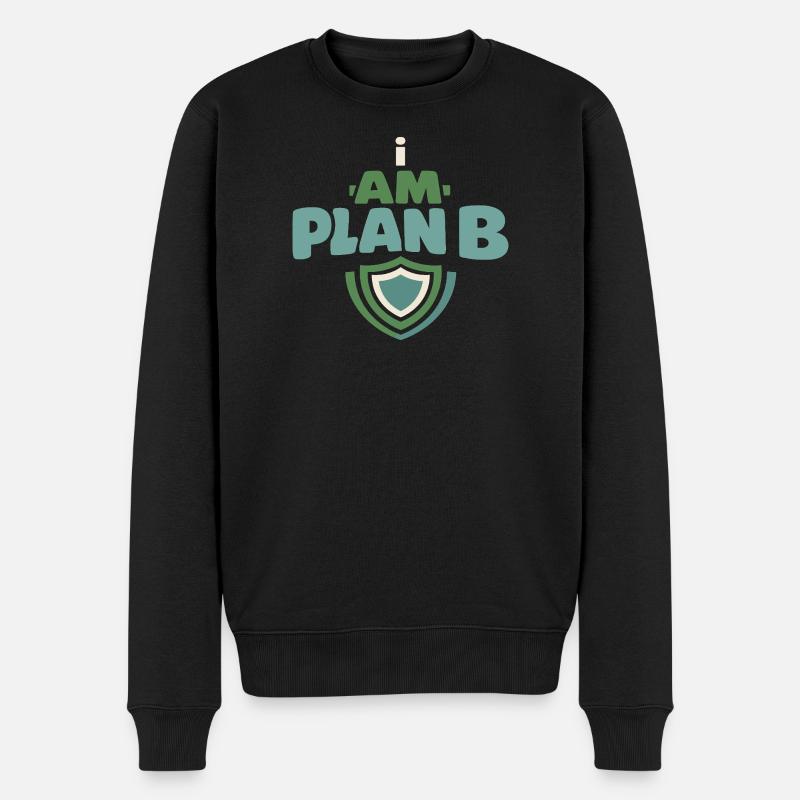 Planificateur d’urgence pour la Provision Familiale - Pull Premium bio Homme - noir