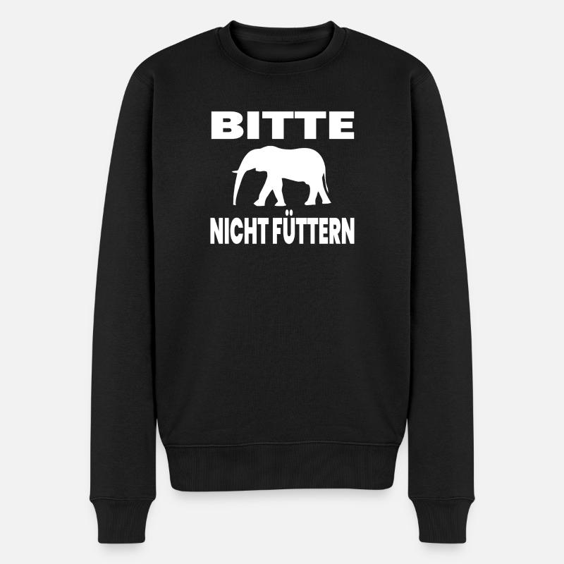 Éléphant - Pull Premium bio Homme - noir