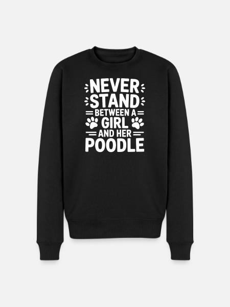 Poodle Sayings Dogs Funny Poodle Gift - Men's Premium Organic Jumper - black