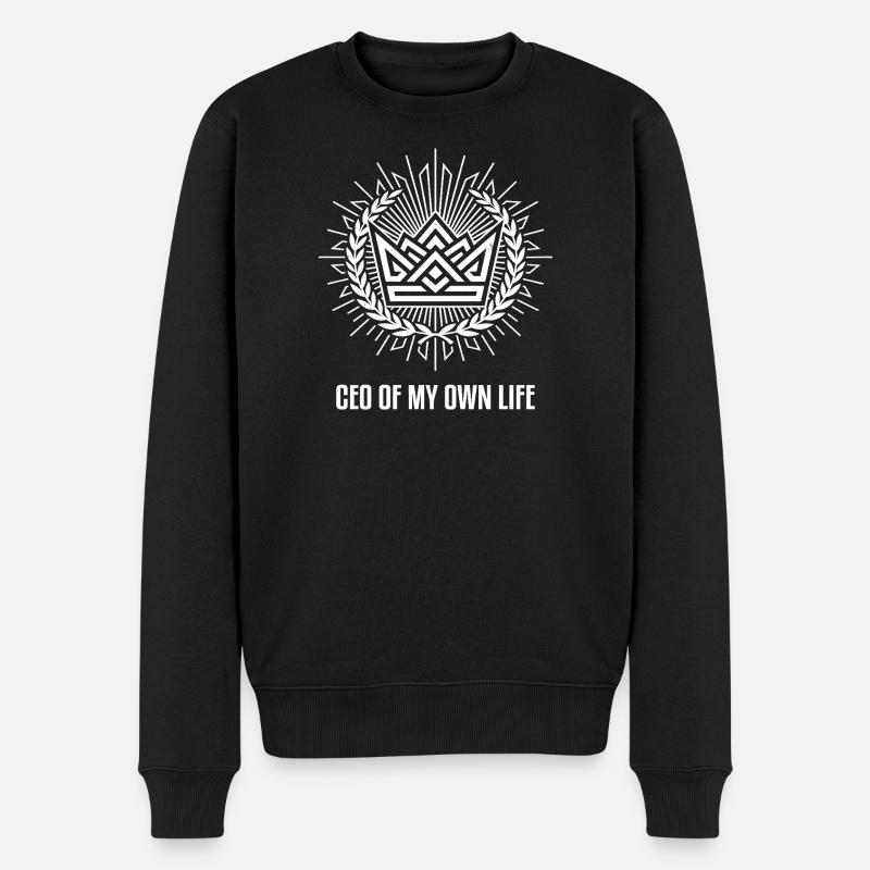 PDG de ma propre vie Krone - Pull Premium bio Homme - noir