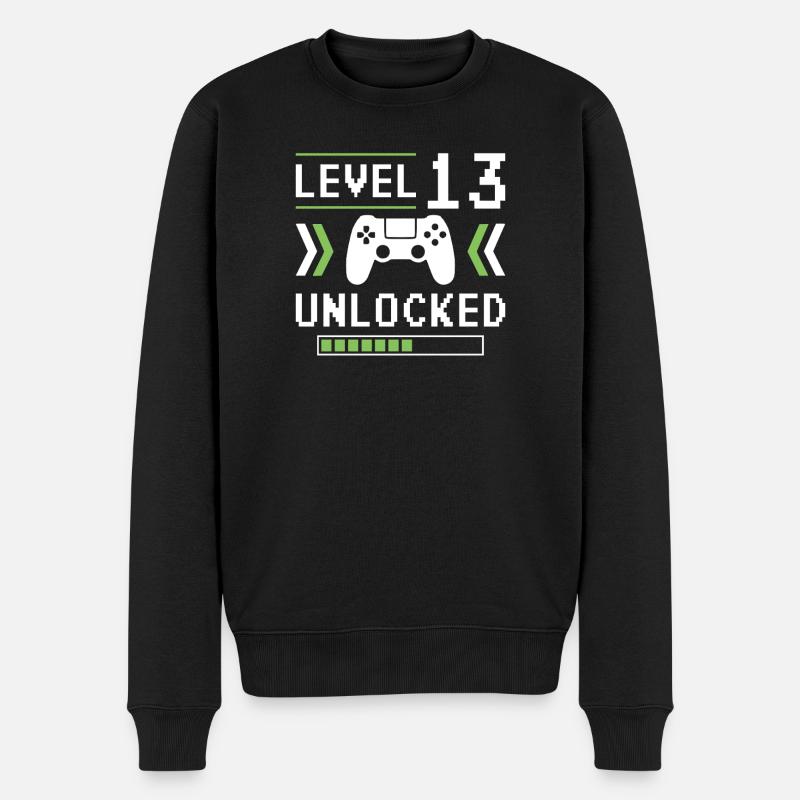 Niveau 13 - Pull Premium bio Homme - noir