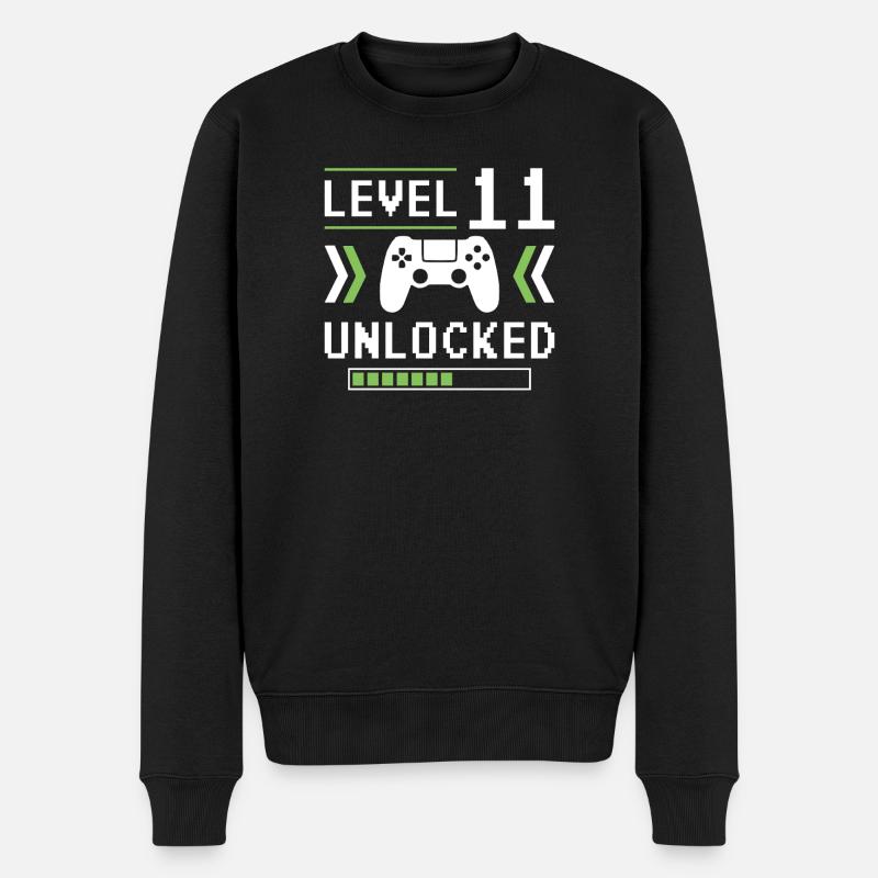 Niveau 11 - Pull Premium bio Homme - noir