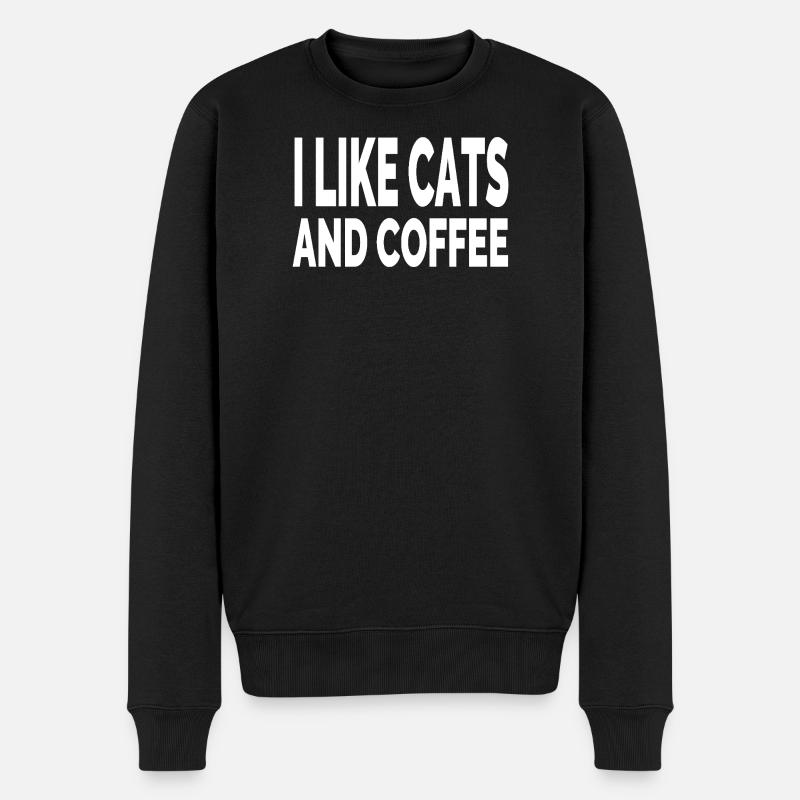 félin - Pull Premium bio Homme - noir