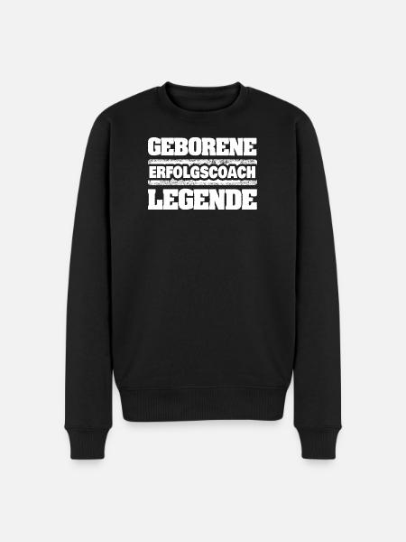 Profession Success Coach - Men's Premium Organic Jumper - black