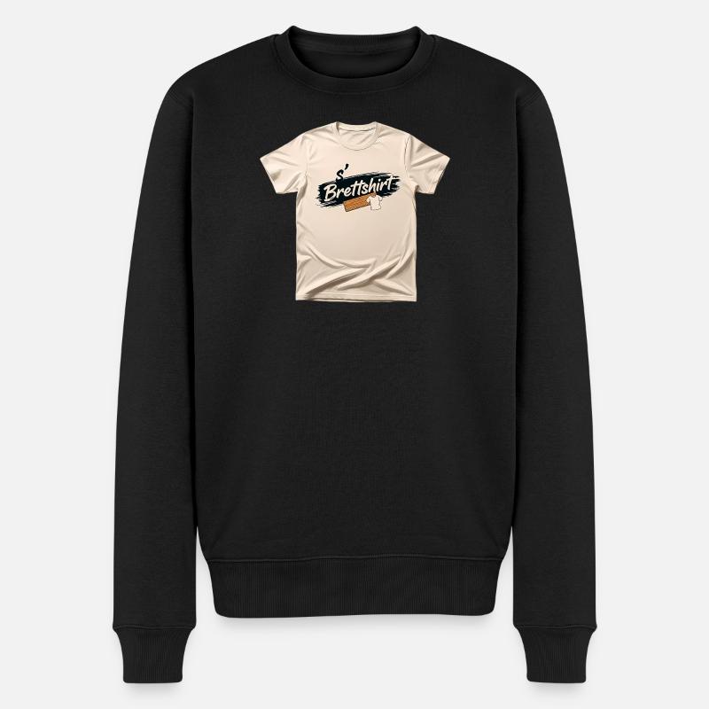 s' Brettshirt - Männer Premium Bio Pullover - Schwarz
