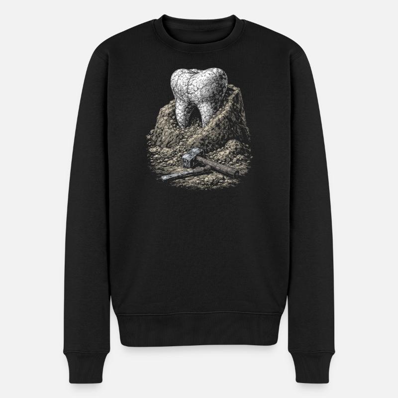 Dent dans la Roche - Pull Premium bio Homme - noir