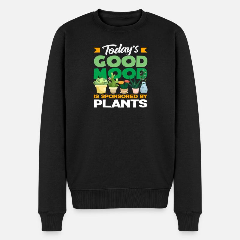 Succulente amoureuse des plantes - Pull Premium bio Homme - noir