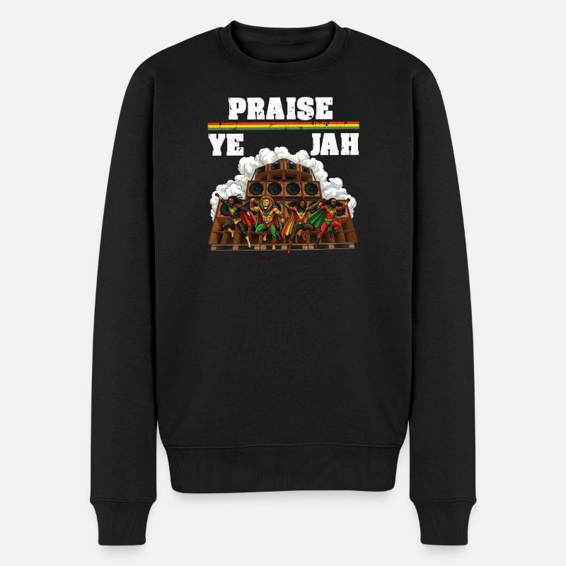 Louons à Jah Rasta - Pull Premium bio Homme - noir