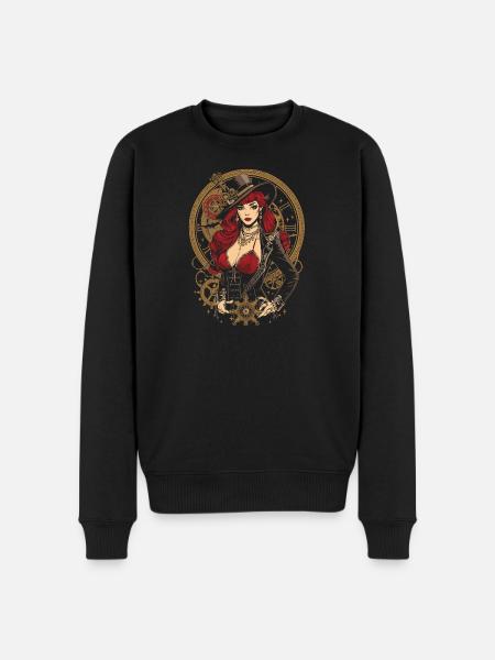 Femmes Steampunk Magnifiques Steampunk - Pull Premium bio Homme - noir