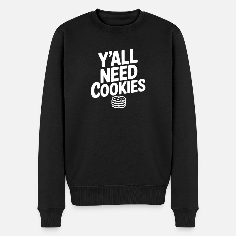 Vous avez besoin de cookies - Pull Premium bio Homme - noir