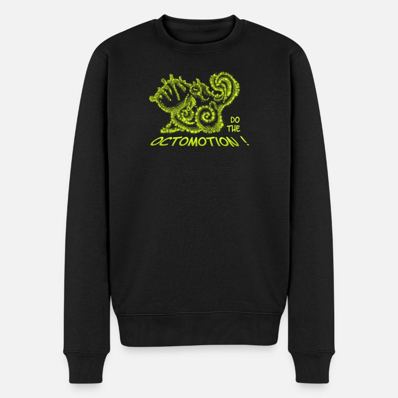 Faites la Poulpe – Pieuvre Drôle & Mer - Pull Premium bio Homme - noir
