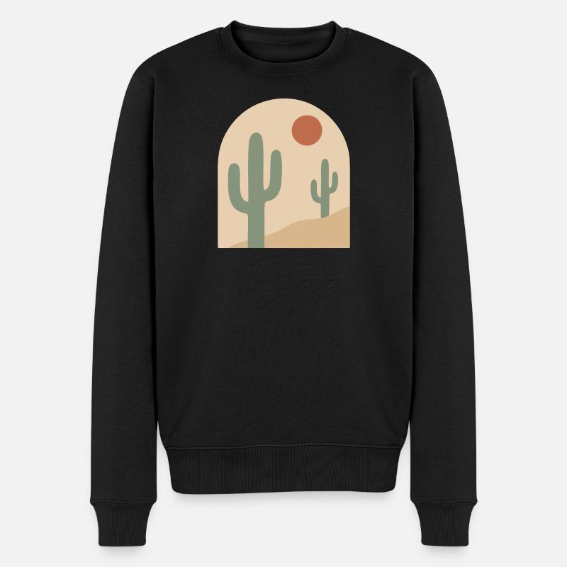 Sérénité de l’Arche du Désert - Pull Premium bio Homme - noir