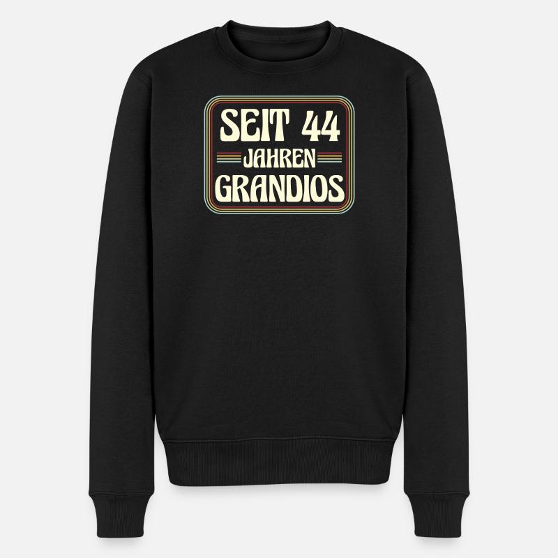 44 ans Anniversaire 44e anniversaire - Pull Premium bio Homme - noir
