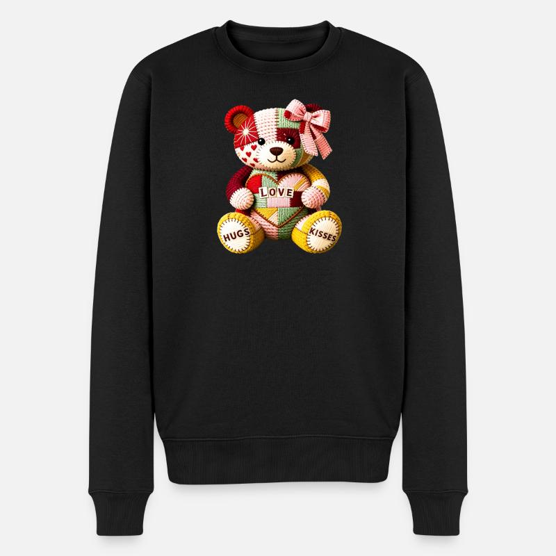baybe_-1- - Männer Premium Bio Pullover - Schwarz