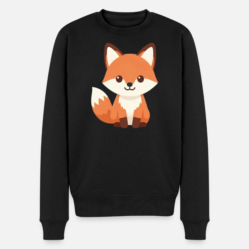 Renard - Pull Premium bio Homme - noir