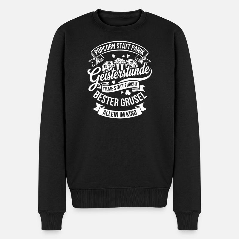 L’heure des sorcières au cinéma - Pull Premium bio Homme - noir