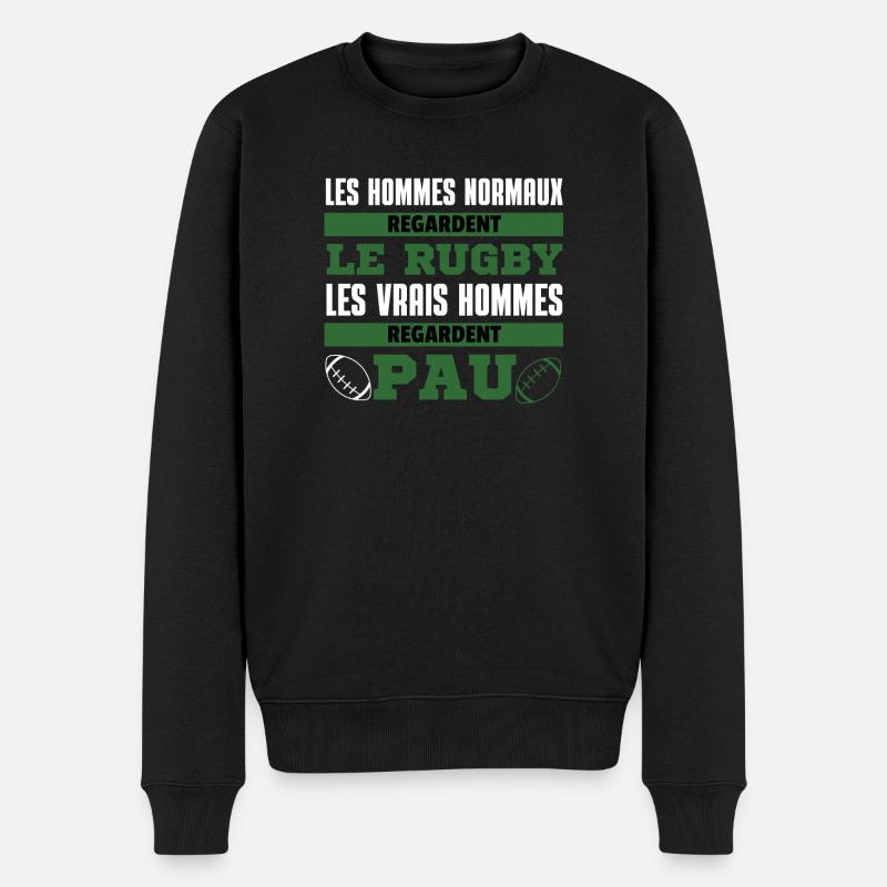 Supporter Rugby Pau Humour - Pull Premium bio Homme - noir