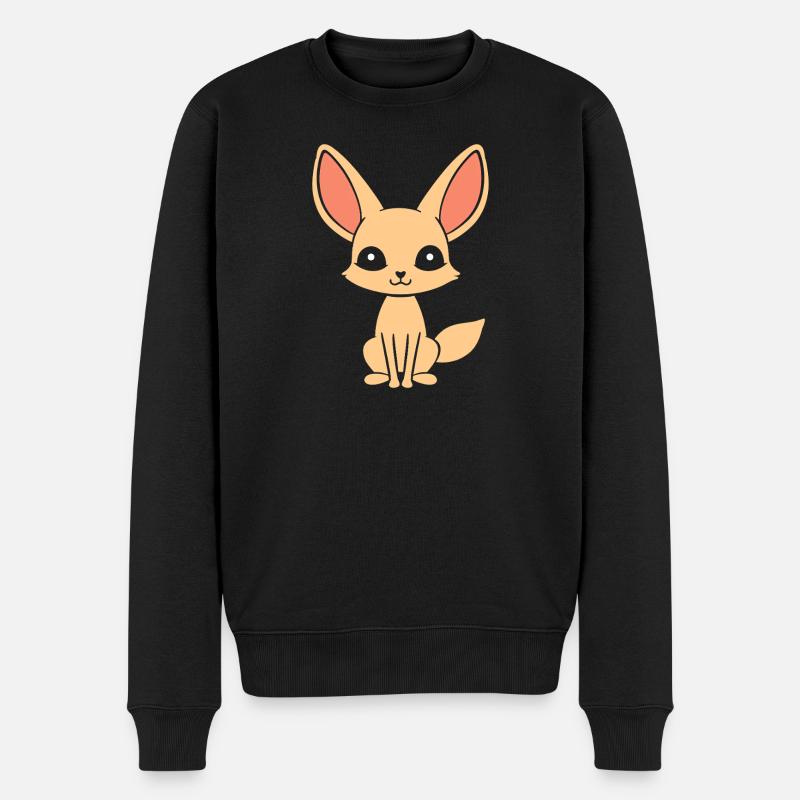 fennec - Pull Premium bio Homme - noir