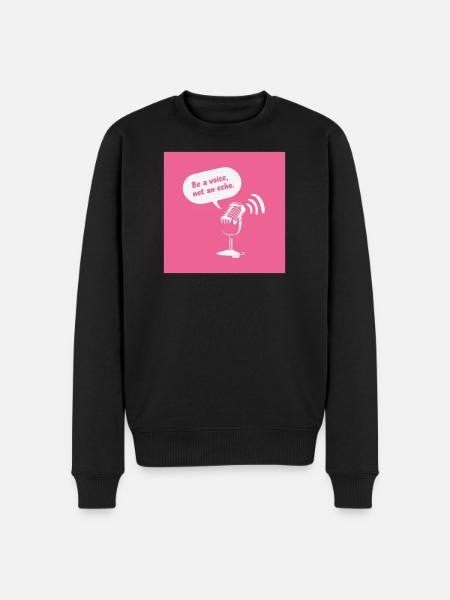 Be a Voice, Not an Echo - Men's Premium Organic Jumper - black