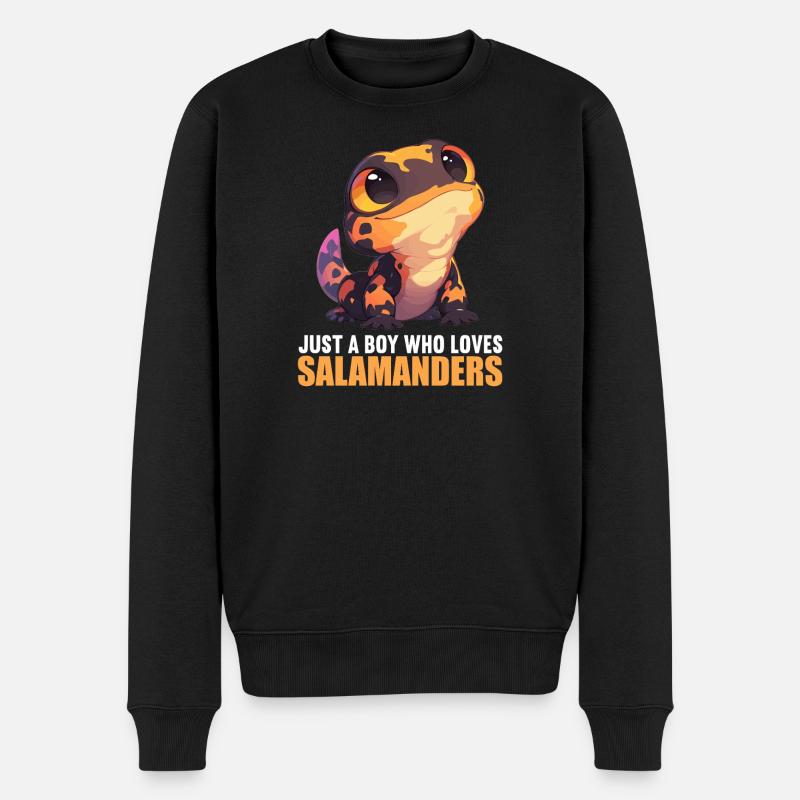 Salamandre de feu Salamandre - Pull Premium bio Homme - noir