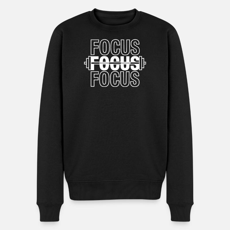 FOCUS Gym Motivation Barbell - Pull Premium bio Homme - noir