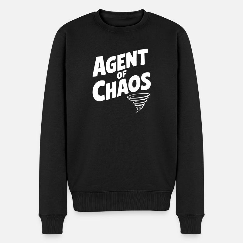 Agent du Chaos - Pull Premium bio Homme - noir