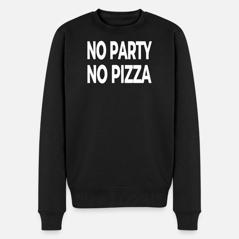 Party - Männer Premium Bio Pullover - Schwarz