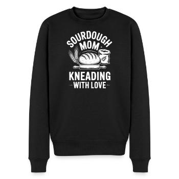 Sauerteig Sprüche Brot Lustiges Sauerteig Geschenk - Männer Premium Bio Pullover - Schwarz - Vorne - Nico (187cm)