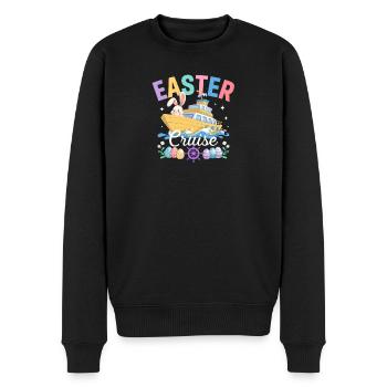 Citation des vacances de croisière de Pâques - Pull Premium bio Homme - noir - Devant - Nico (187cm)