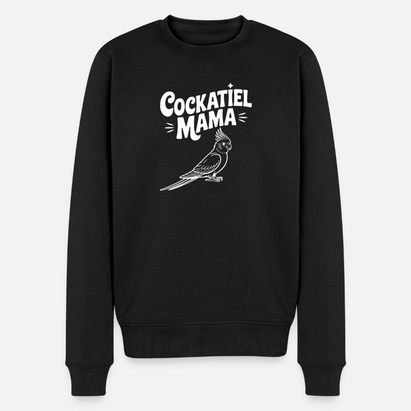 Maman calopsitte - Pull Premium bio Homme - noir