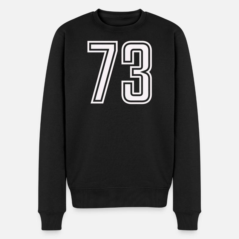 73 - Männer Premium Bio Pullover - Schwarz