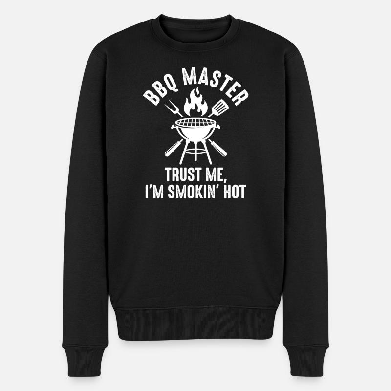 Maître du BBQ Smokin' Hot - Pull Premium bio Homme - noir
