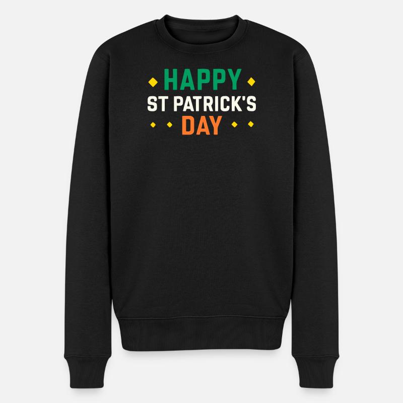 Joyeux Saint-Patrick T-Shirt festif - Pull Premium bio Homme - noir