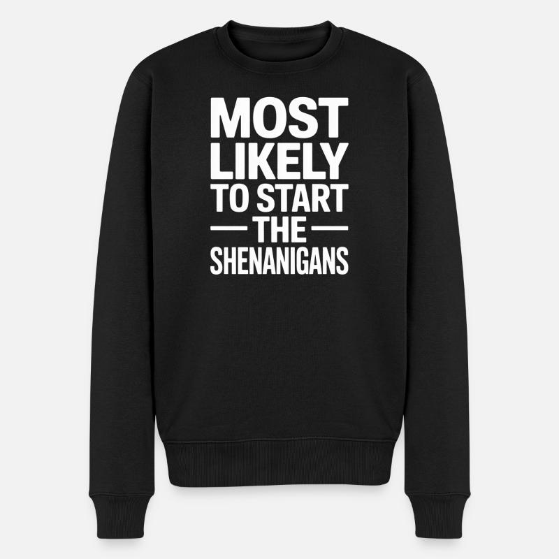 Probablement des bêtises - Pull Premium bio Homme - noir