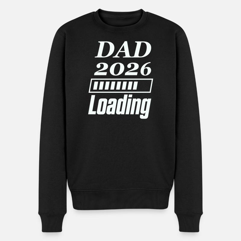 DAD 2026 Loading - Männer Premium Bio Pullover - Schwarz