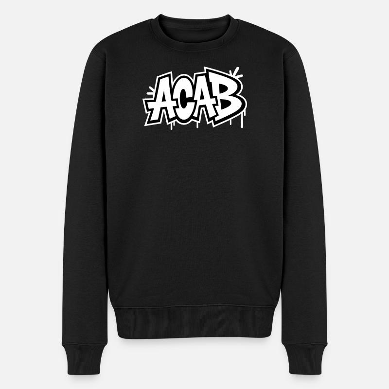 ACAB – Anti-Cops-Tee - Männer Premium Bio Pullover - Schwarz