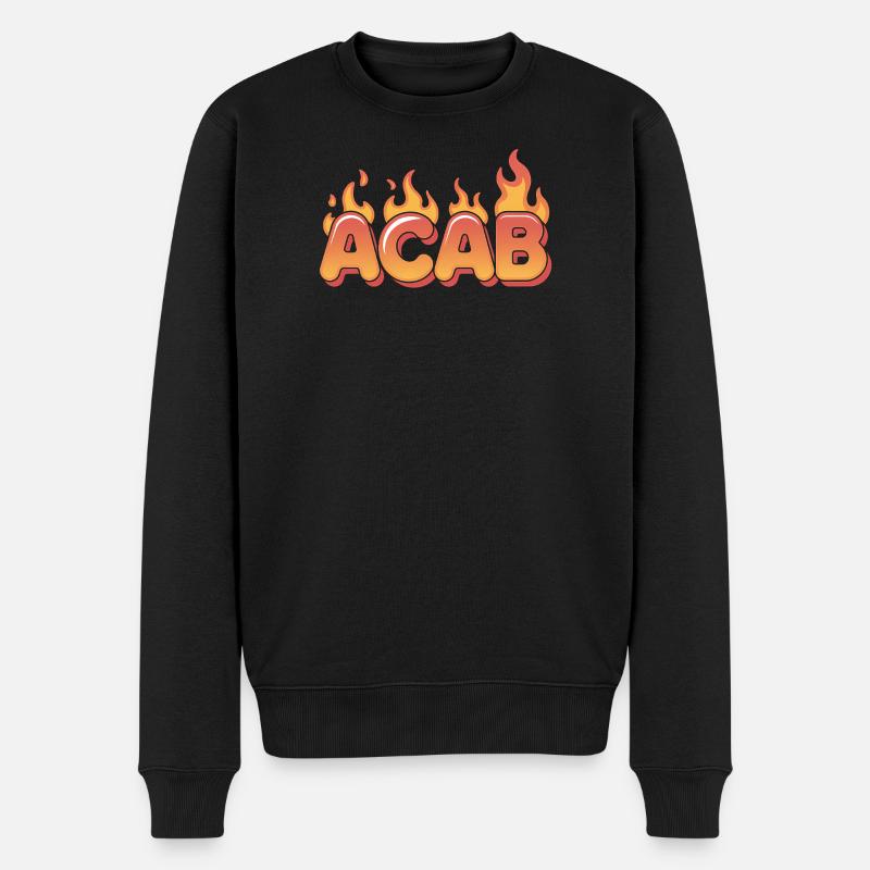 ACAB – Anti-Cops-Tee - Männer Premium Bio Pullover - Schwarz