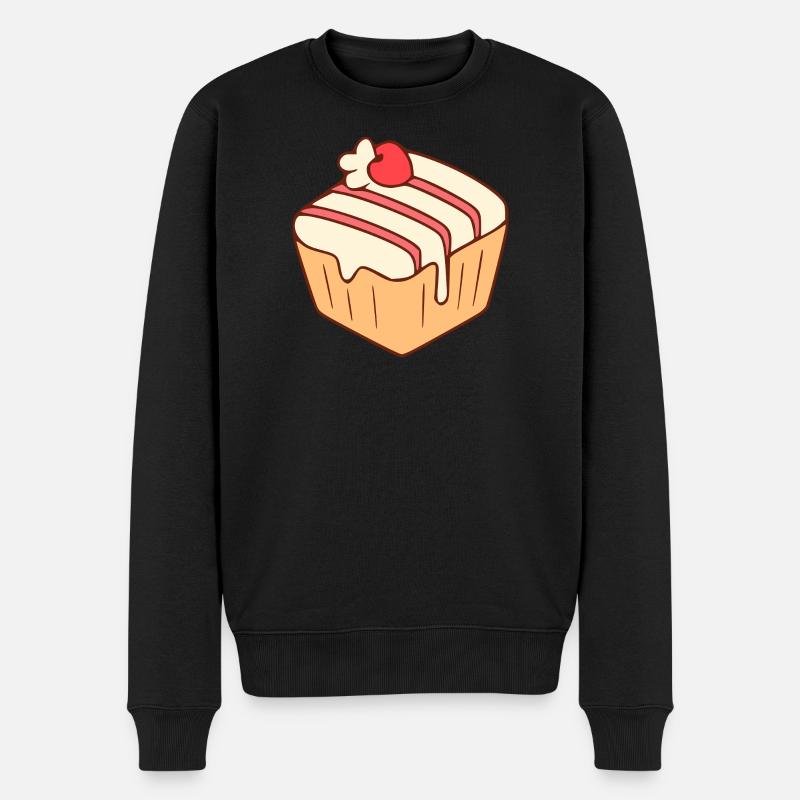 Cuisson de cupcakes, boulangerie, pâtisserie - Pull Premium bio Homme - noir