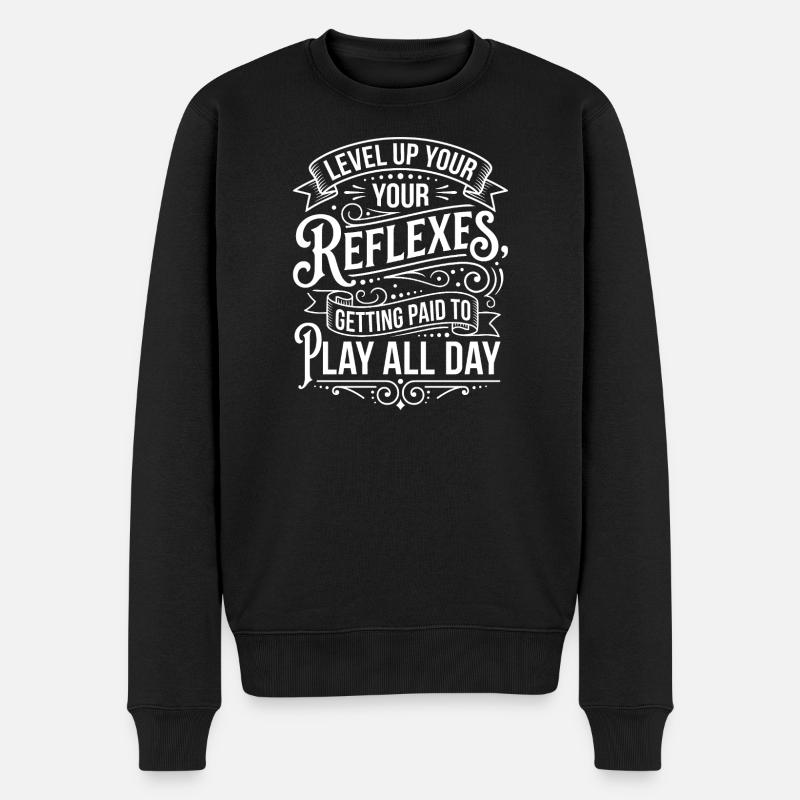 Améliore ton T-shirt Réflexes - Pull Premium bio Homme - noir