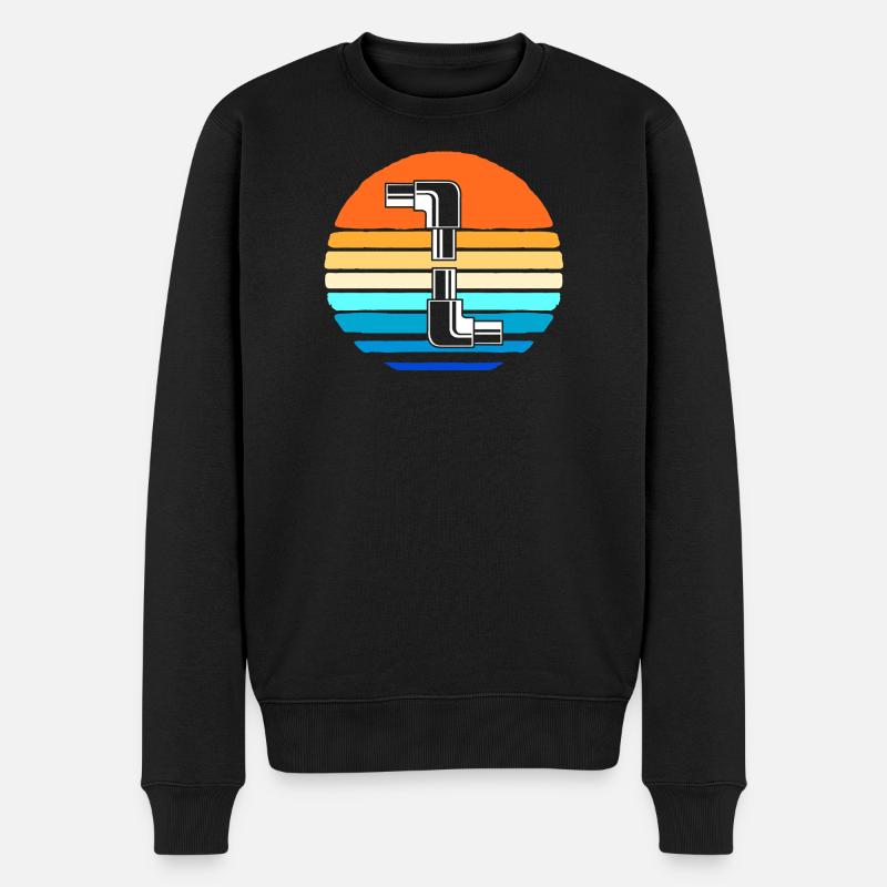 Plombier Plombier - Pull Premium bio Homme - noir