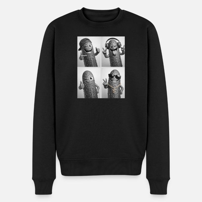 Cornichon - Pull Premium bio Homme - noir