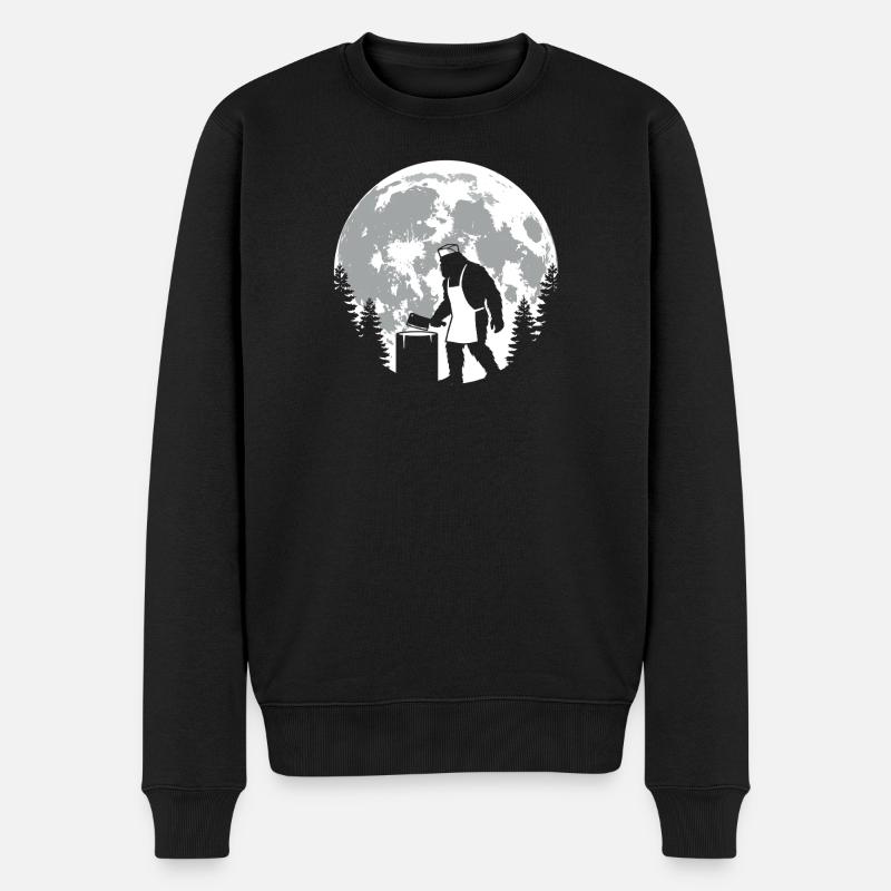 Grand-Pied, Boucher - Pull Premium bio Homme - noir