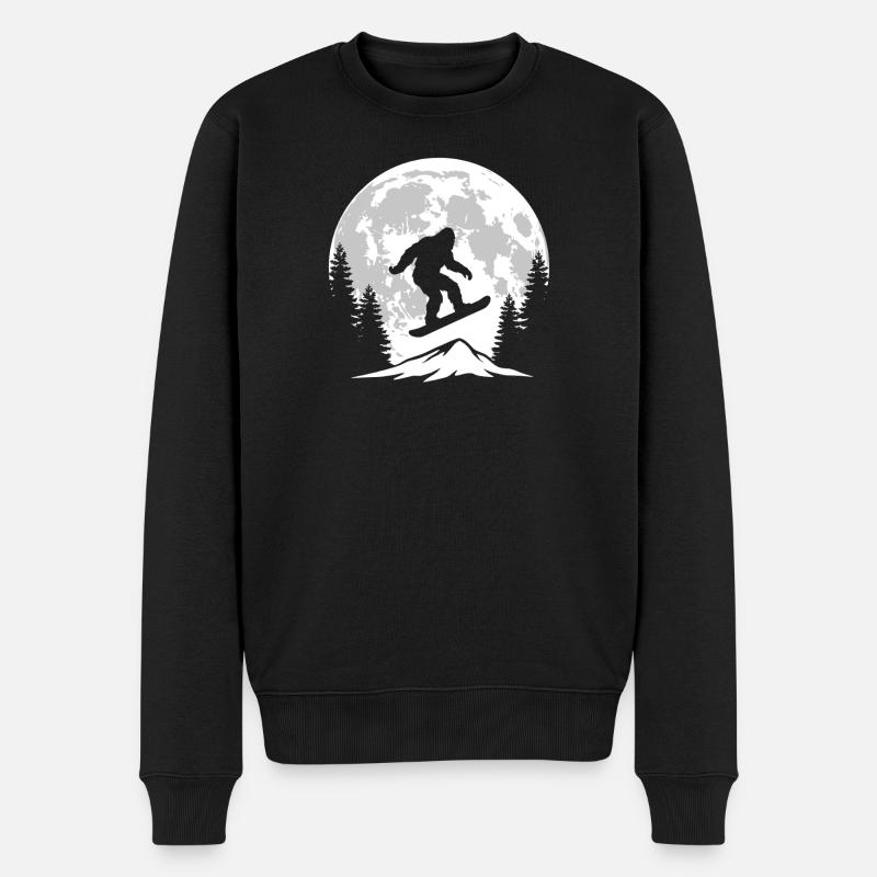 Bigfoot Snowboard - Pull Premium bio Homme - noir