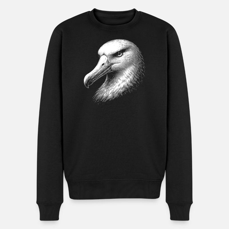  Albatros  - Männer Premium Bio Pullover - Schwarz
