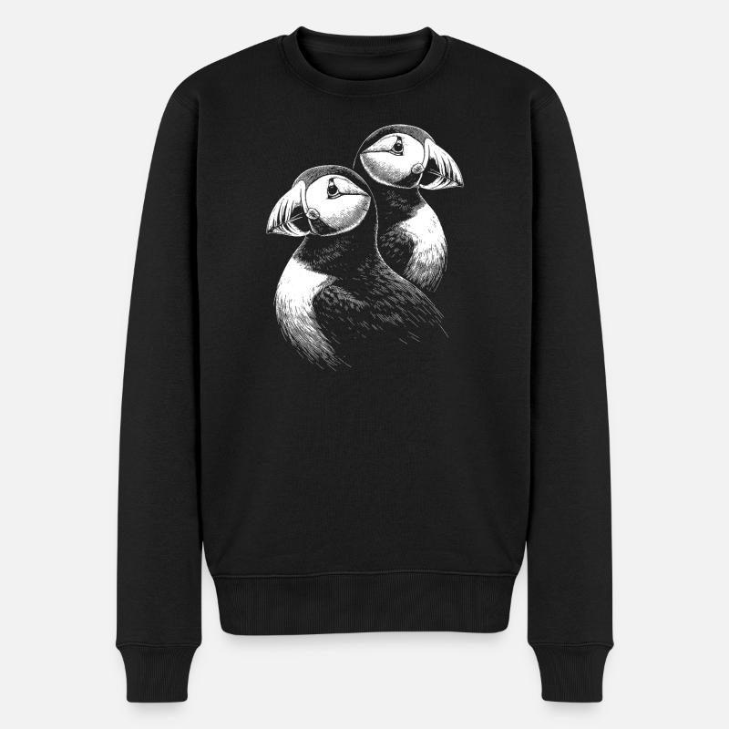 Macareux - Pull Premium bio Homme - noir