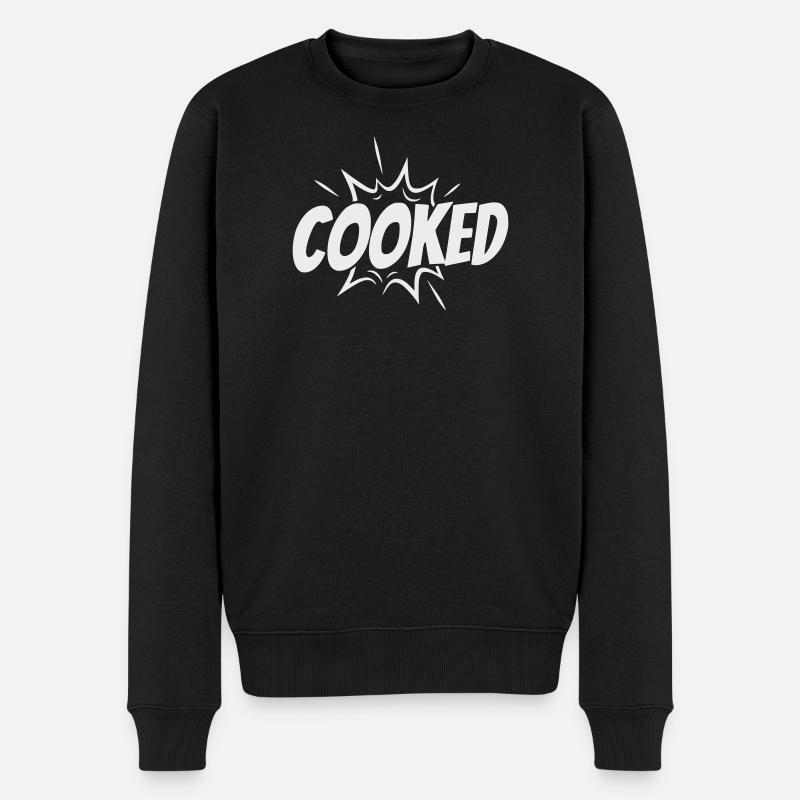 Style Comic Explosif Cuit - Pull Premium bio Homme - noir